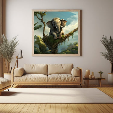Elephant Tree Painting